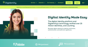 Digidentity: website  rewrite